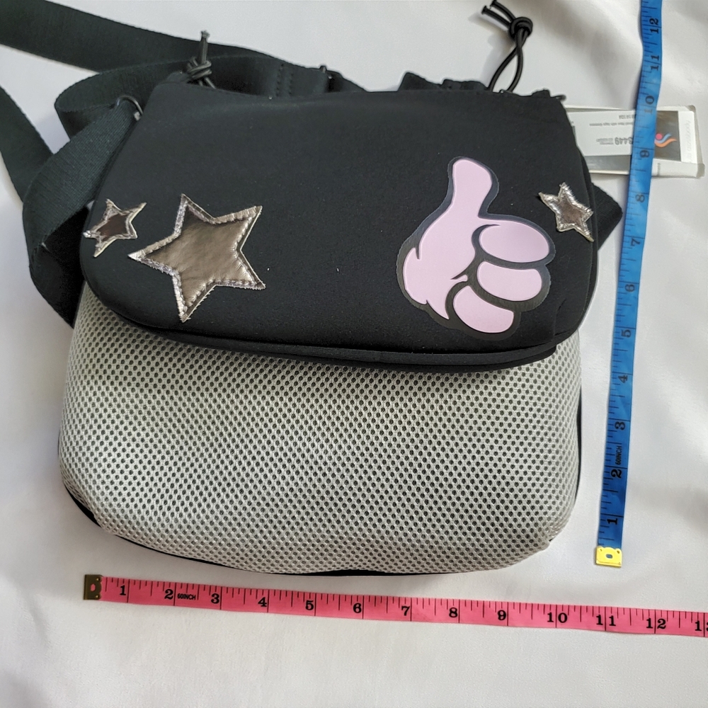 IDEOLOGY 2-in-1 Crossbody Purses Black Grey Pink - Picture 7 of 12